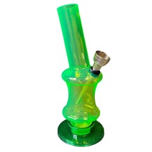 Färgglad - Mini Akryl Bong Grön 17 cm