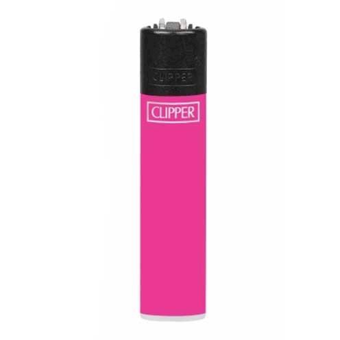 Clipper Lighter - Solid Fluo Pink