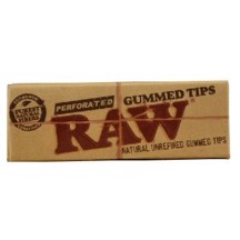 RAW - Gummade spetsar perforerade