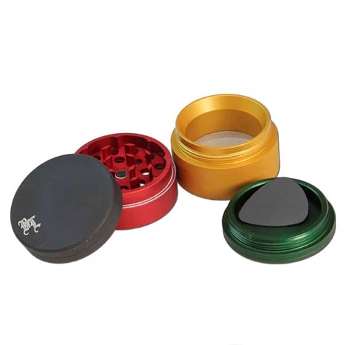 Black Leaf - Matt Rasta Grinder Ø50