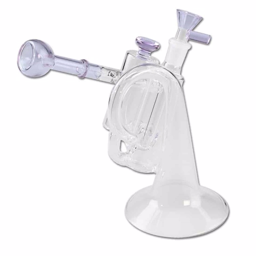 Black Leaf - Trumpet Recycle Bong Lila 20 cm