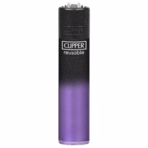 Clipper Lighter - Crystal Gradient Lila