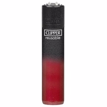 Clipper Lighter - Crystal Gradient Röd