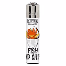 Clipper Lighter - Fish & Chips
