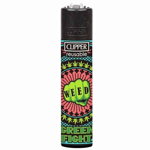 Clipper Lighter - Green Fight