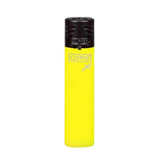 Clipper Lighter - Jet Flame Shiny Yellow