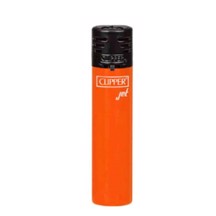 Clipper Lighter - Jet Flame Shiny Orange