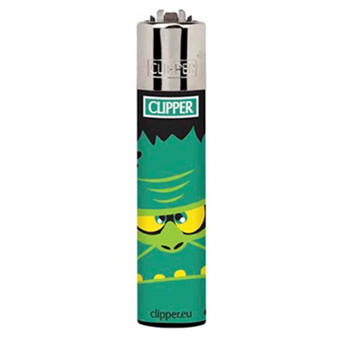 Clipper Lighter - Monster Horror Green