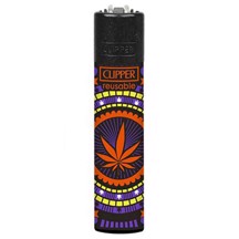 Clipper Lighter - Power Leaves Red