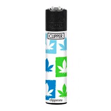 Clipper Lighter - Spray White'n'Blue