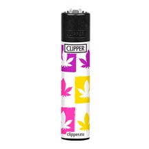 Clipper Lighter - Spray White'n'Pink