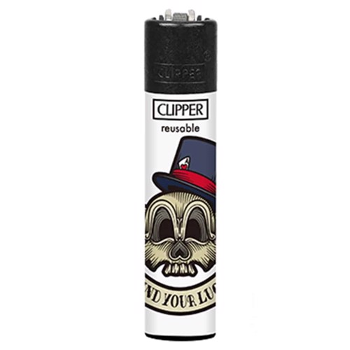 Clipper Lighter - Tattoo Skull