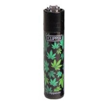 Clipper Lighter - Weed Leaf Green