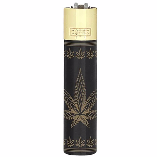 Clipper Metal Lighter - Bladguld