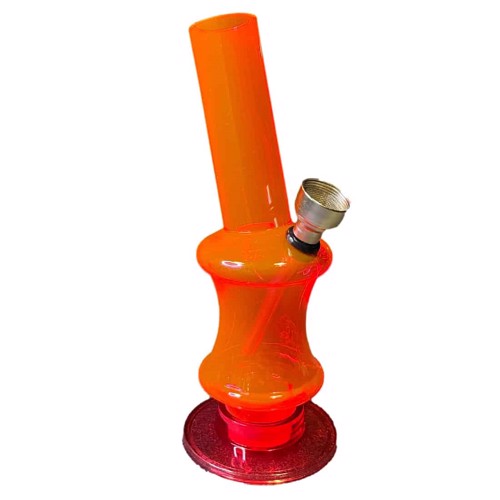 Färgglad - Mini Akryl Bong Röd 17 cm