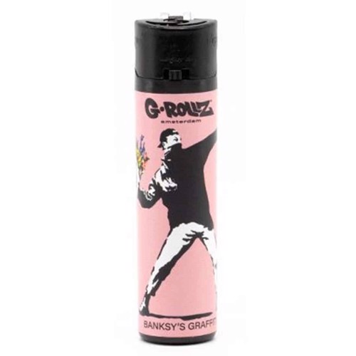 G-Rollz - Banksy\'s Graffiti Pink Demonstration Lighter