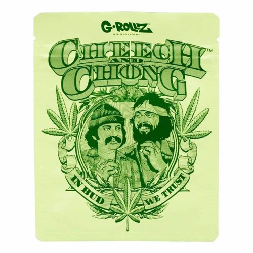 G-Rollz - Cheech & Chong Badge Luktsäker 100x125 mm