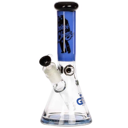 Grace Glass - Cheech & Chong Beaker Bong Blå 32 cm