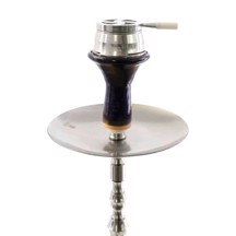 Kaya Shisha - Glaserad Deep Clay Funnel Blue 105 mm