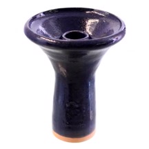 Kaya Shisha - Glaserad Deep Clay Funnel Blue 105 mm
