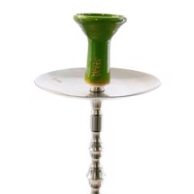 Kaya Shisha - Glaserad Deep Clay Funnel Grön 105 mm