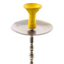 Kaya Shisha - Glaserad djup lertratt Gul 105 mm