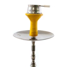 Kaya Shisha - Glaserad djup lertratt Gul 105 mm