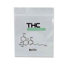 Blixtlåsväskor - Black Leaf THC 35x35mm 100 st
