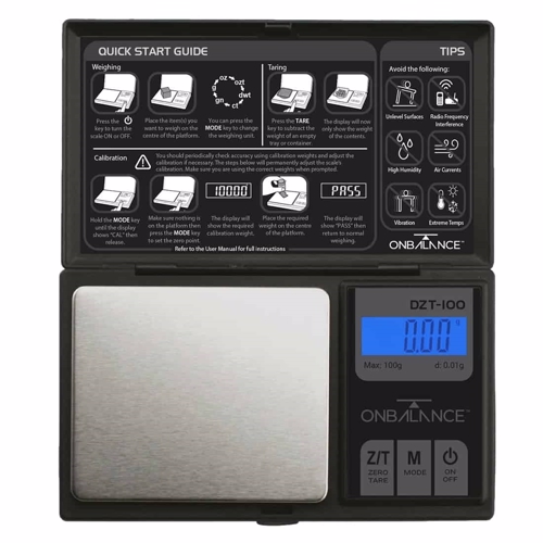 On Balance - SS-500 Square Scale 0,1-500g
