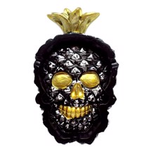 Ananas Skull - Resin Askfat