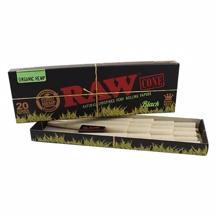 RAW - Black Organic King Size Cones 20 st