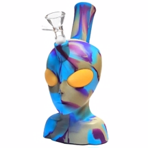 Scott - Blue Alien Head Bong 20 cm