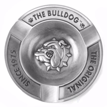 The Bulldog - präglad metall askfat