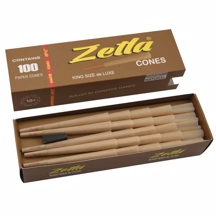 Zetla - Brown Cones King Size de Luxe 100 st