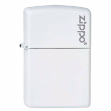 Zippo - Vit Matt Logotyp